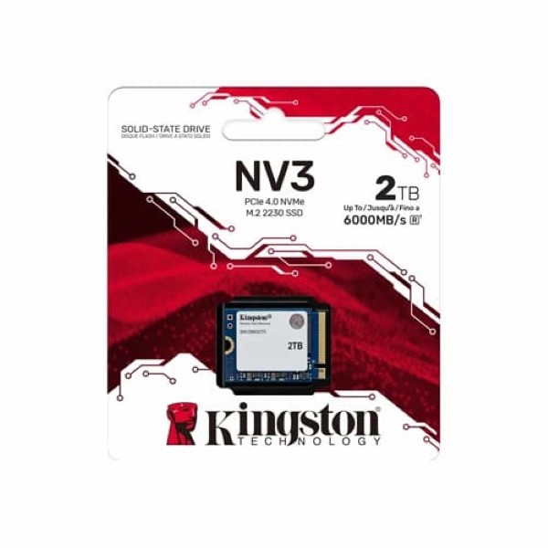 Kingston NV3 2TB M.2 2230 PCIe Gen4 NVMe SSD