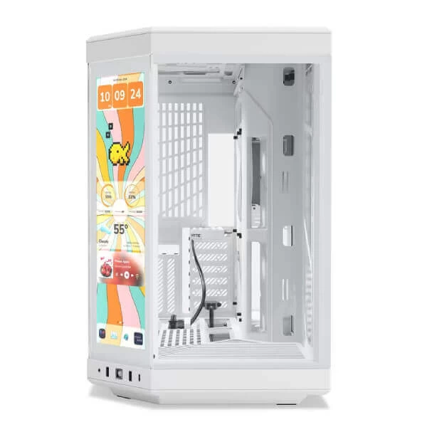Hyte Y70 Touch Infinite Snow Mid-Tower E-ATX Cabinet (White)