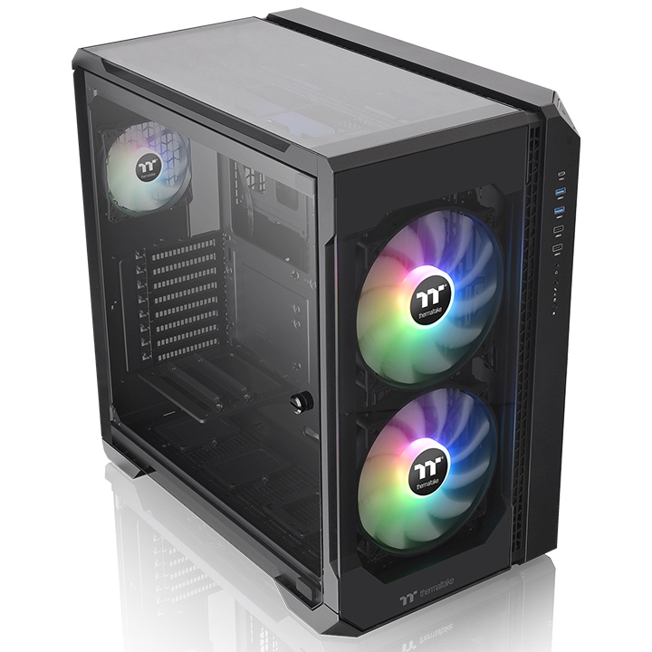 Thermaltake VIEW 51 TG ARGB Full-Tower Gaming Cabinet (Black)