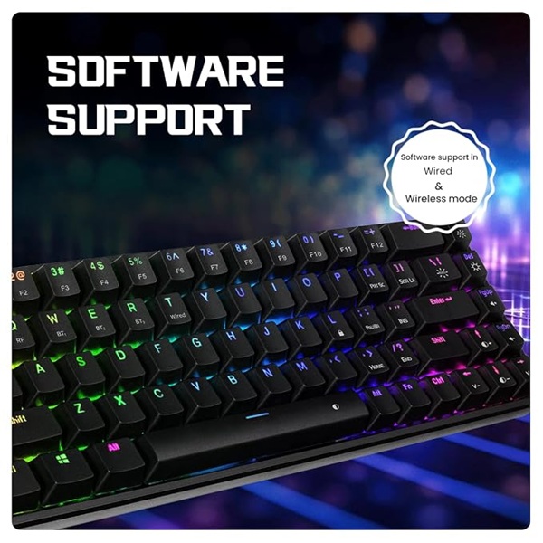 Cosmic Byte CB-GK-40 Artemis Wireless Mechanical Gaming Keyboard (Black)