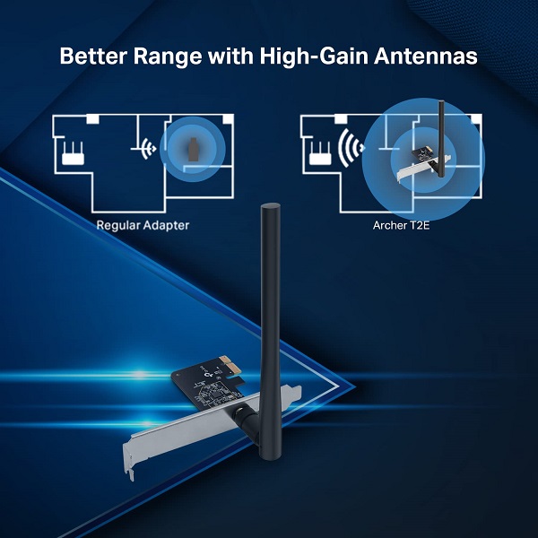 TP-Link Archer T2E Dual Band PCIe Wireless Network Adaptor Card