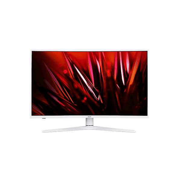 Acer Nitro XZ306CX 29.5-inch FHD curved ultrawide monitor with VA panel, 1ms response time, and 200Hz refresh rate and height-adjustable stand (white)
