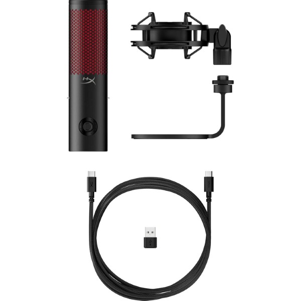 HyperX QuadCast 2 Gaming and Streaming Condenser Microphone With USB-C (Black)