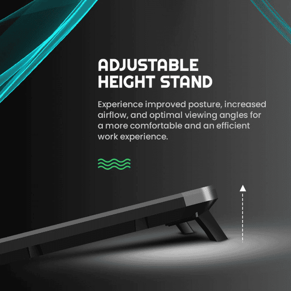 Cosmic Byte Wind RGB Laptop Cooling Pad With Dual 120mm RGB Fans