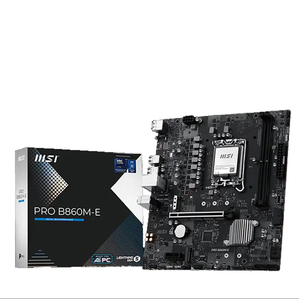 MSI Pro B860M-E Intel LGA 1851 Ddr5 M-Atx Motherboard