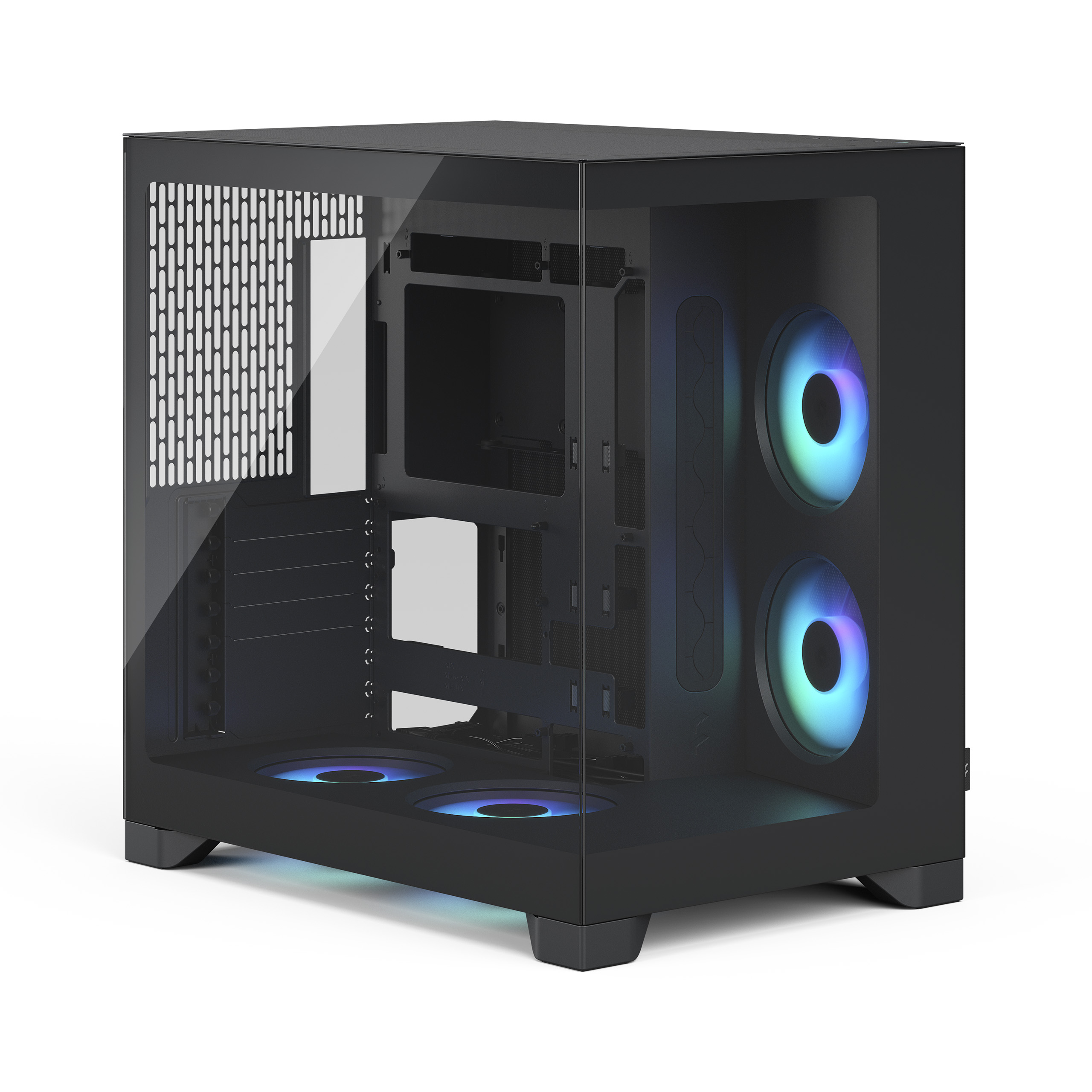 Fractal Design POP 2 Vision Black RGB Tempered Glass Panel E-Atx Mid Tower Cabinet