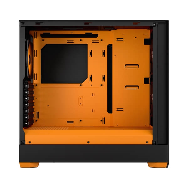 Fractal Design Pop Air RGB Orange Core TG Clear Tint ATX Mid Tempered Glass Tower Cabinet