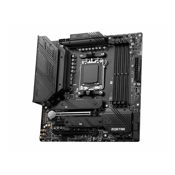 MSI MAG B650M Mortar WiFi AMD AM5 LGA 1718 DDR5 M-ATX Motherboard for Ryzen 7000 Series Desktop Processors