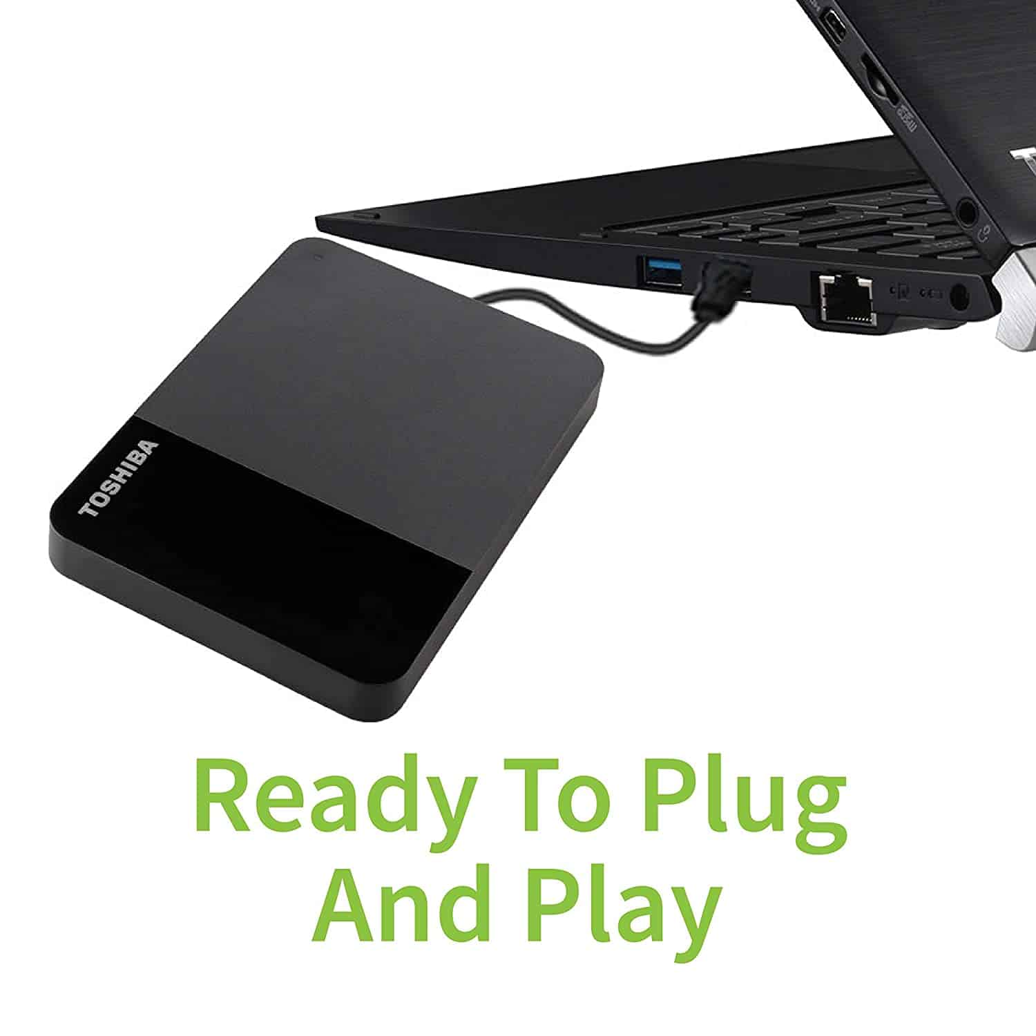 Toshiba Canvio Ready 2TB Portable Hard Drive With Super Speed USB 3.0