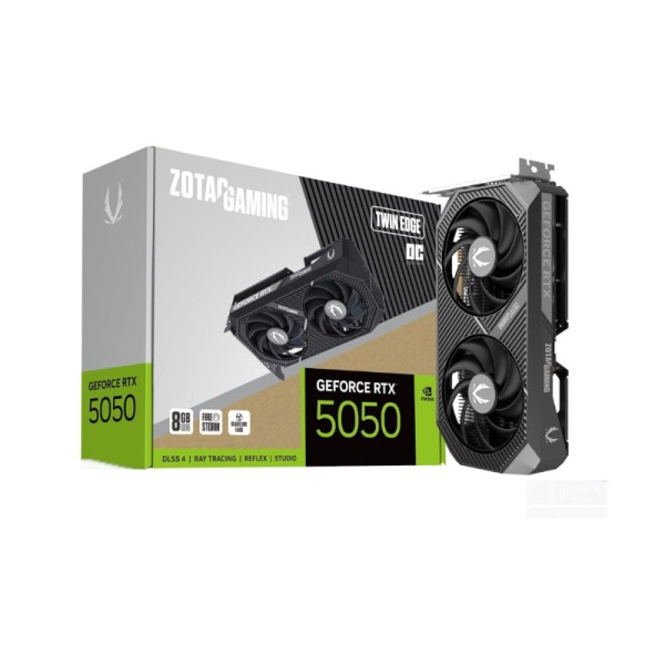 Zotac Gaming GeForce RTX 5050 Twin Edge OC 8Gb GDDR6 Graphics Card