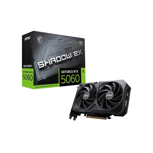 MSI RTX 5060 Shadow 2X OC 8GB GDDR7 Graphics Card
