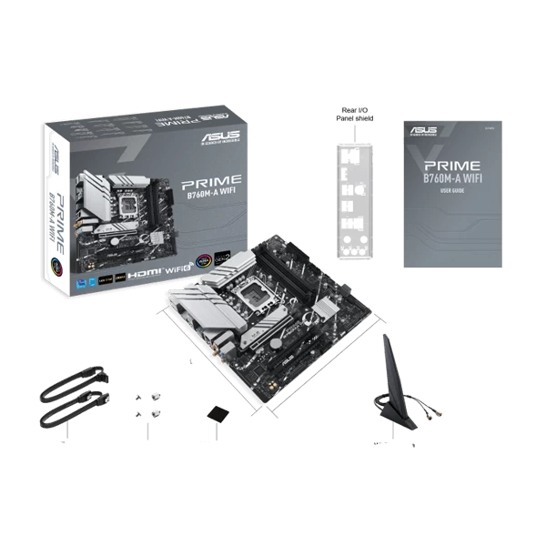 Asus Prime B760M-A WiFi DDR5 Intel 13th/12th Gen LGA 1700 M-ATX motherboard