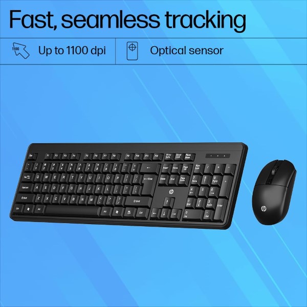 HP KM200 Wireless Keyboard and Mouse Combo