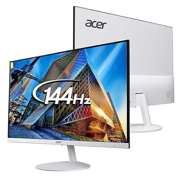 Acer SA272 P1 27-Inch FHD 144hz 1ms Ultra Slim Gaming Monitor (White)