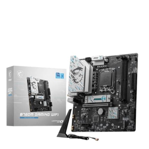 MSI B760M Gaming WiFi 14th/13th/12th Gen LGA 1700 M-ATX Motherboard