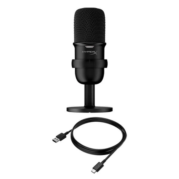 HyperX SoloCast Condenser Microphone for Gaming, Streaming, and Recording