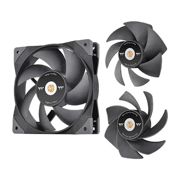 Thermaltake Swafan GT12 120mm Single Pack Cabinet Fan (Black)