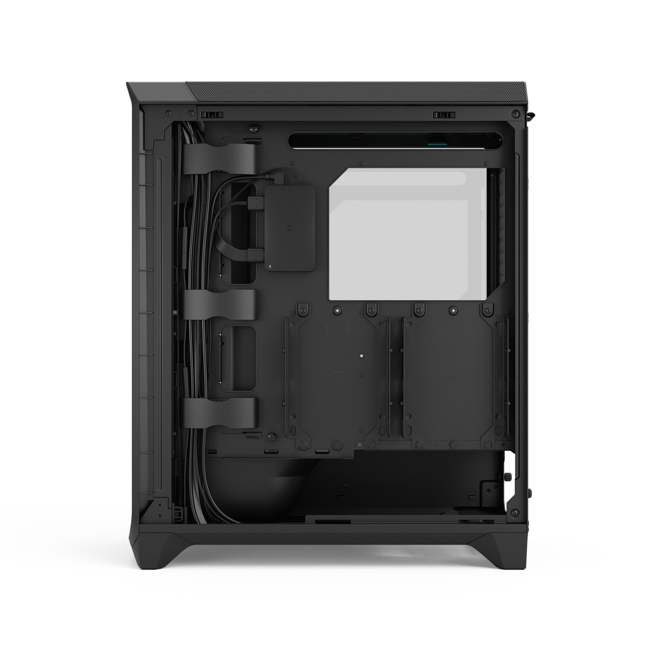 Fractal design Meshify 3 Ambience Pro RGB Black TG Light Tint E-ATX Mid Tower Pc Cabinet