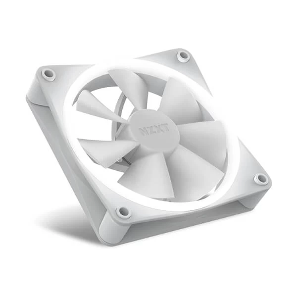 NZXT F120 RGB Duo White 120mm PWM RGB Case Fan (Single Pack)