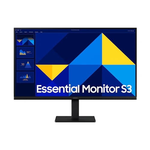 Samsung Essential S3 LS27D300GAWXXL 27 Inch FHD 100Hz 5ms IPS Panel Monitor (Black)