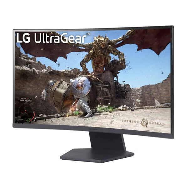 LG UltraGear 27GS60QC-B 27-inch QHD 180hz 1ms VA Panel Curved Gaming Monitor