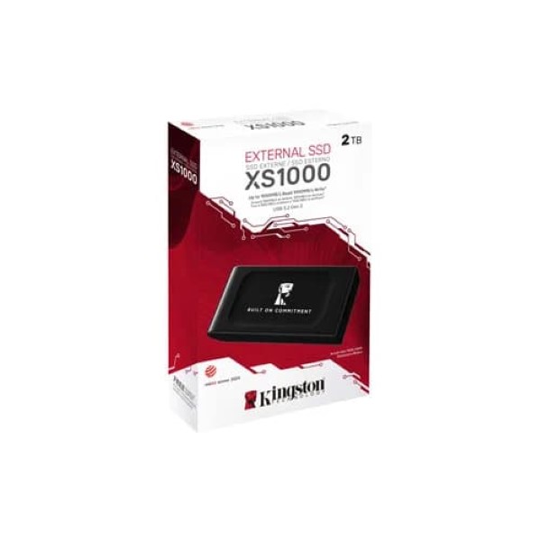 Kingston XS1000 2TB External SSD Drive With USB 3.2 Gen 2