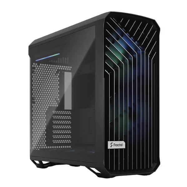 Fractal Design Torrent RGB Black TG Light Tint Mid-Tower ATX Cabinet with Front Mesh & Side Glass Panel
