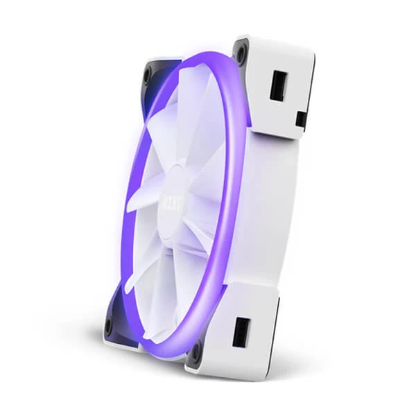 NZXT AER RGB 2 120mm Cabinet Fan-White (Single Pack)