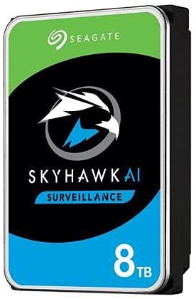 Seagate Skyhawk 8TB Surveillance SATA 3.5-Inch Hard Drive with 6MB/s Transfer Speed