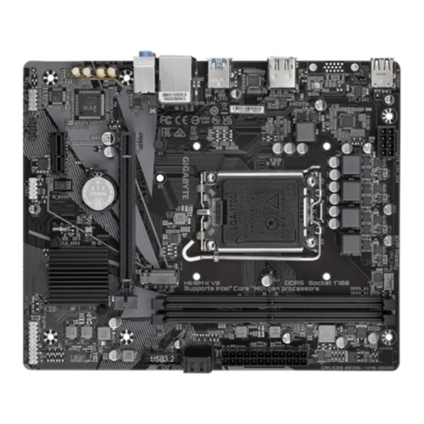 Gigabyte H610M K V2 Intel LGA1700 DDR5 Micro-ATX Motherboard