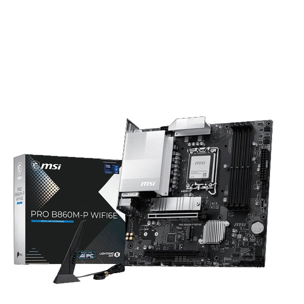 Msi Pro B860M-P Wifi6E Intel LGA 1851 Ddr5 M-Atx Motherboard