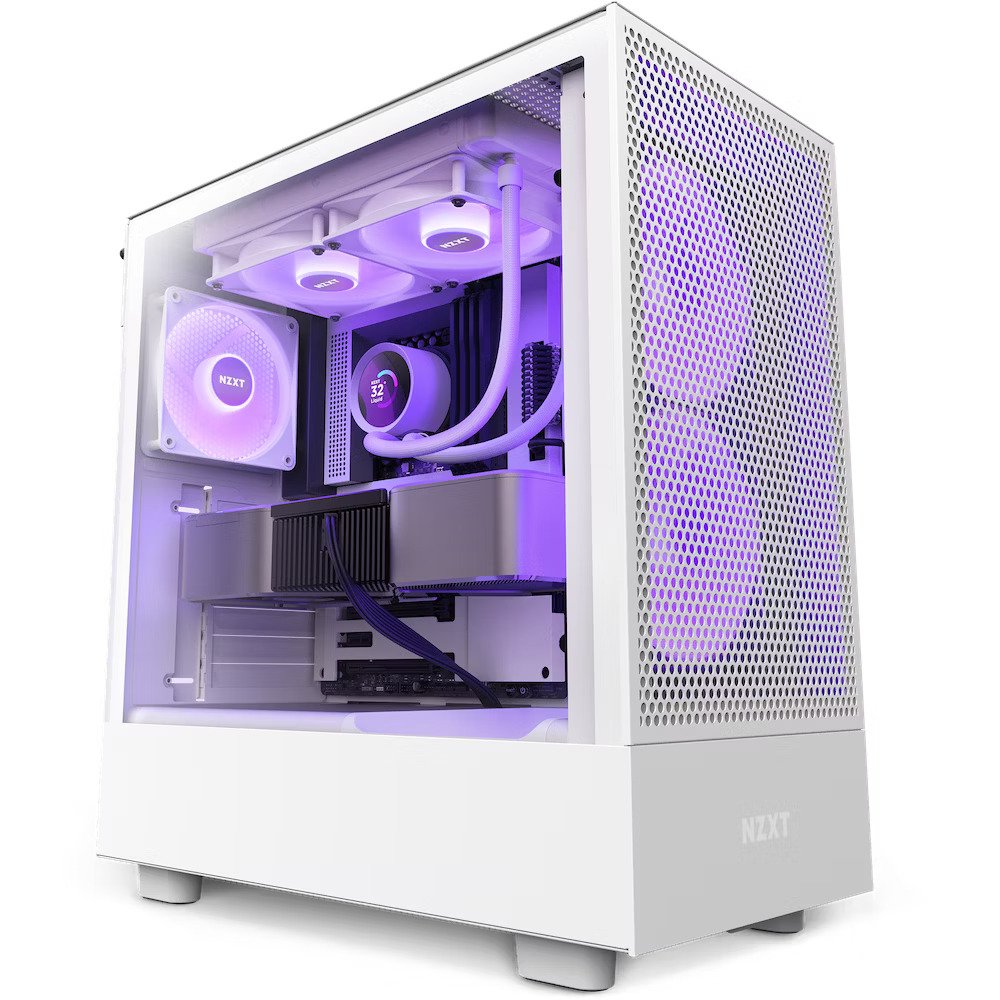 NZXT Kraken 240 RGB WH 240mm All-in-One Liquid CPU Cooler with LCD Display (White)
