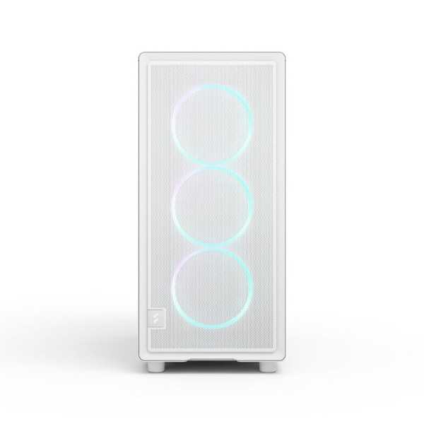 Fractal Design Epoch White TG RGB Light Tint Tempered Glass Side panel Atx Mid Tower Cabinet