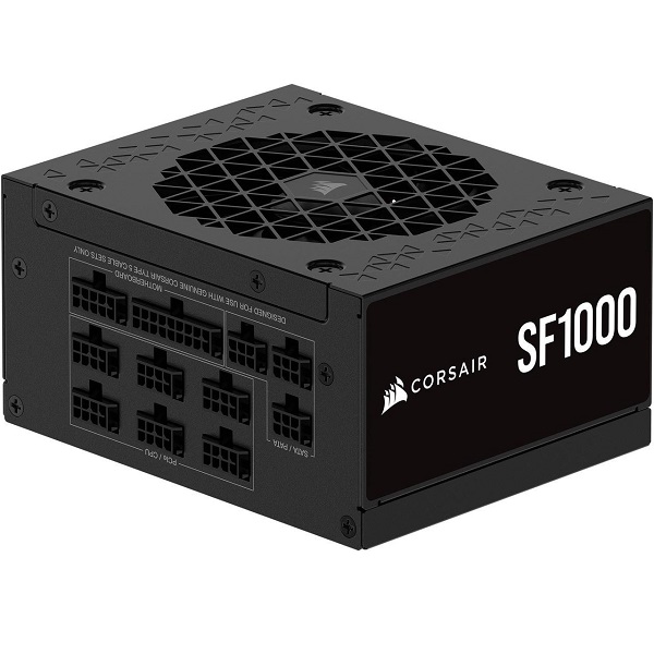 Corsair SF1000 Fully Modular ATX 3.1 1000 Watt 80 plus Platinum Certified SFX Power Supply