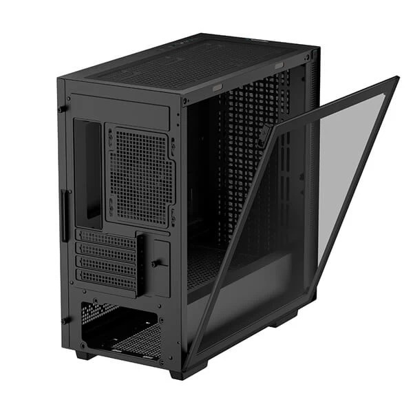 DeepCool CH370 M-ATX Mini-Tower Cabinet With Tempered Glass Side Panel (Black)