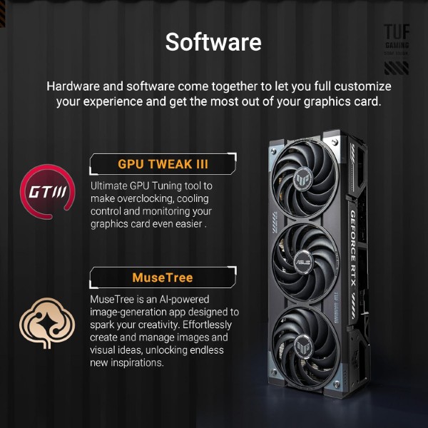 Asus TUF Gaming GeForce RTX 5070 12GB GDDR7 OC Edition Graphics Card