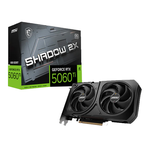 MSI GeForce Rtx 5060 ti shadow 2x oc plus 8GB GDDR7 Graphics Card