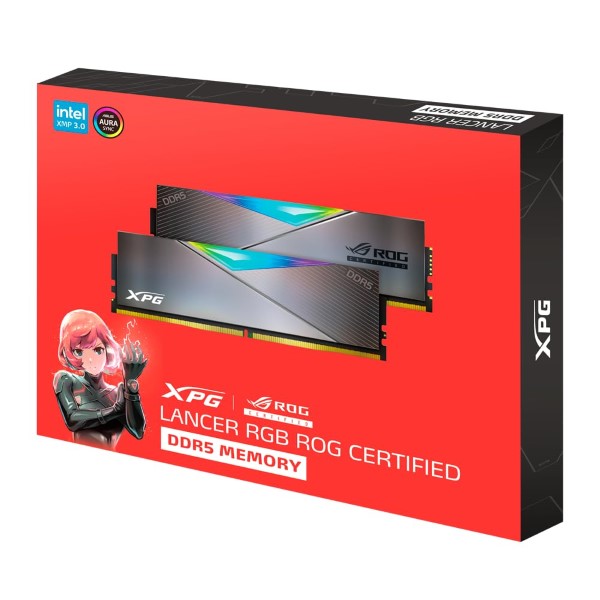 Adata XPG Lancer RGB ROG Certified 48GB (24GB X 2) 7200mhz DDR5 Desktop Memory