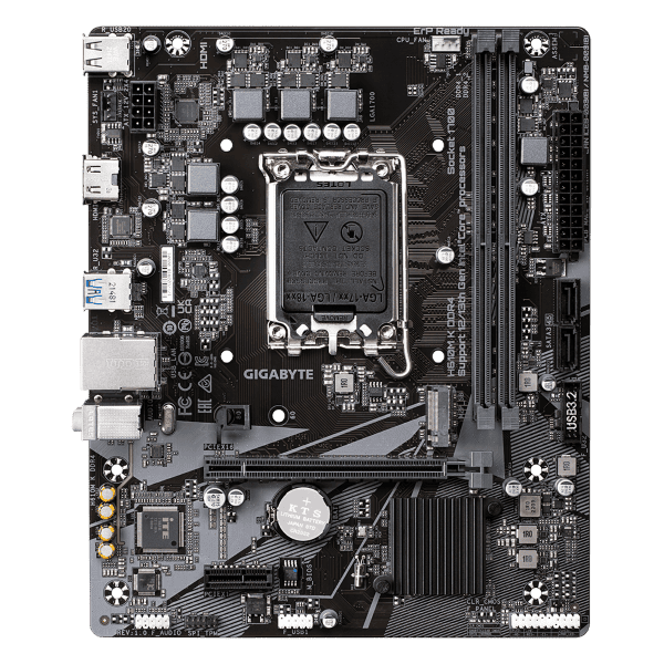 Gigabyte H610M-K DDR4 Intel 12th Gen LGA 1700 M-ATX Motherboard