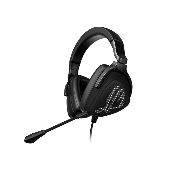 ASUS ROG Delta S Animate lightweight USB-C gaming headset with Anime Matrix display