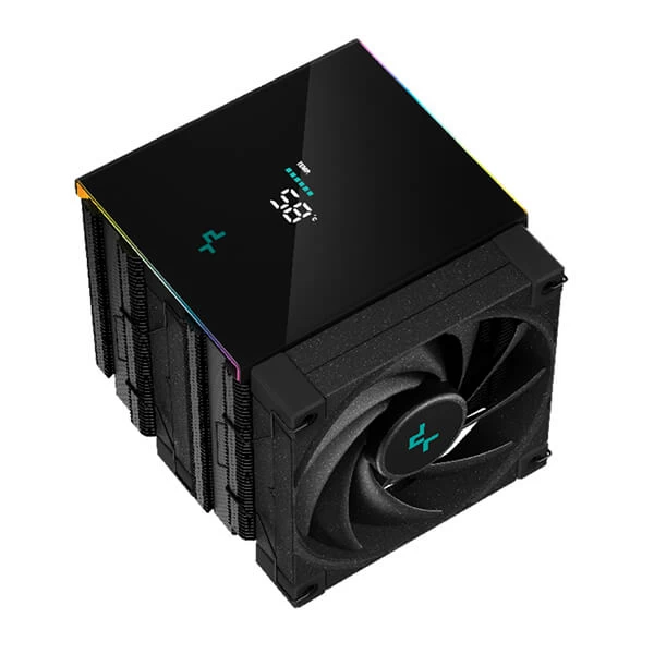 Deepcool AK620 Digital 120mm Dual Tower CPU Air Cooler with Real-Time Status Screen Display