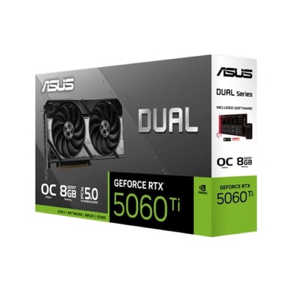 ASUS Dual RTX 5060Ti OC 8GB GDDR7 Graphics Card