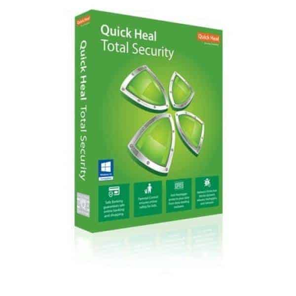 Quick Heal Total Security 10PC 3-year software.