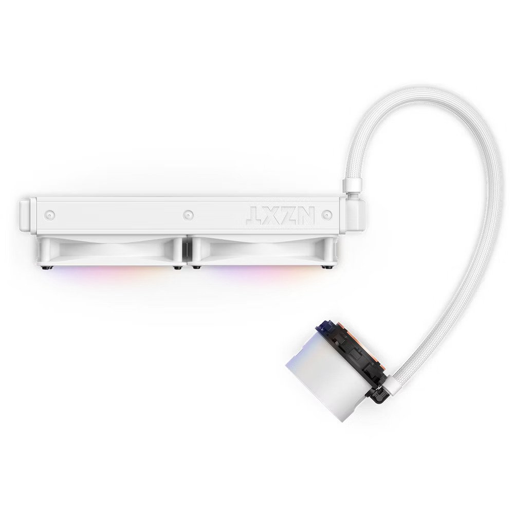 NZXT Kraken 240 RGB WH 240mm All-in-One Liquid CPU Cooler with LCD Display (White)