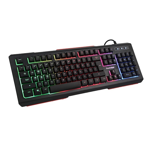 Cosmic Byte CB-GK-08 Corona Anti-Ghosting Gaming Keyboard with Rainbow Backlit (Black)
