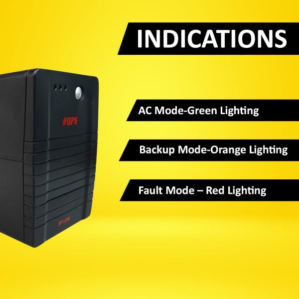 BPE BP1200 VA Line Interactive UPS With Built-In AVR and Surge Suppressor