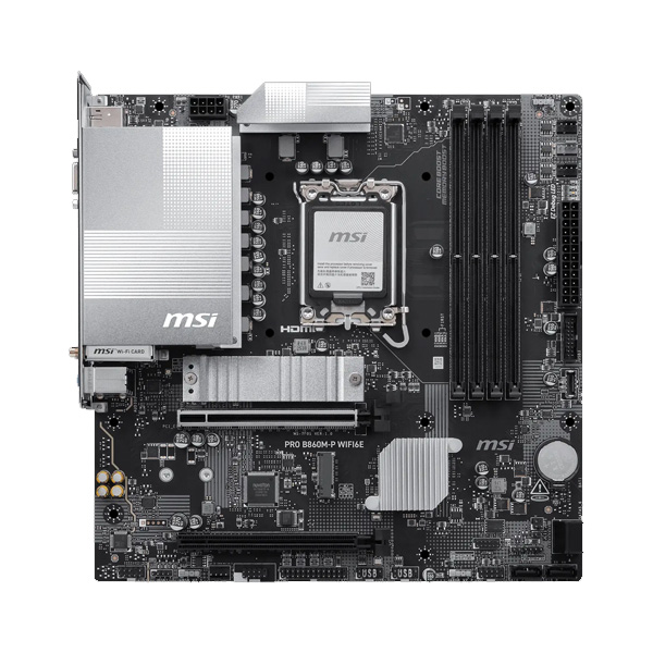 Msi Pro B860M-P Wifi6E Intel LGA 1851 Ddr5 M-Atx Motherboard