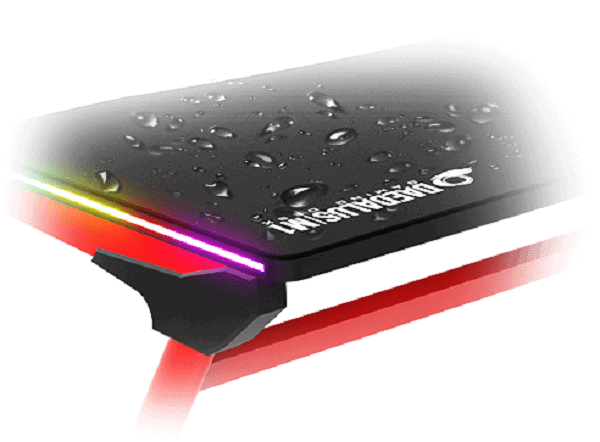 Gamdias Deadalus M1 RGB Gaming Desk (Black-Red)