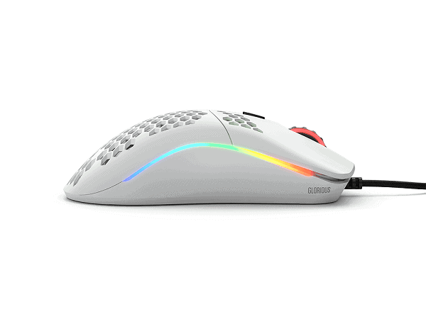 Glorious Model O Glossy White Mouse Clarion Computers