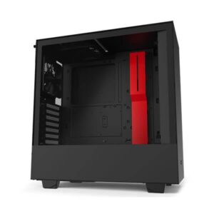 NZXT H510 (MATTE BLACK-RED) MID TOWER CABINET